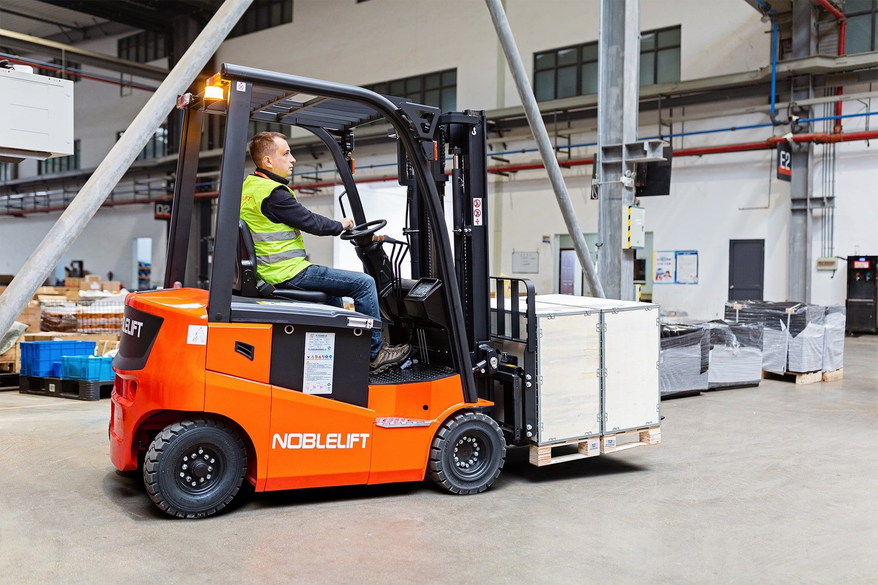 Noblelift FE 4P20Q  Elektro 4 Rad-Stapler www.noblelifteurope.com